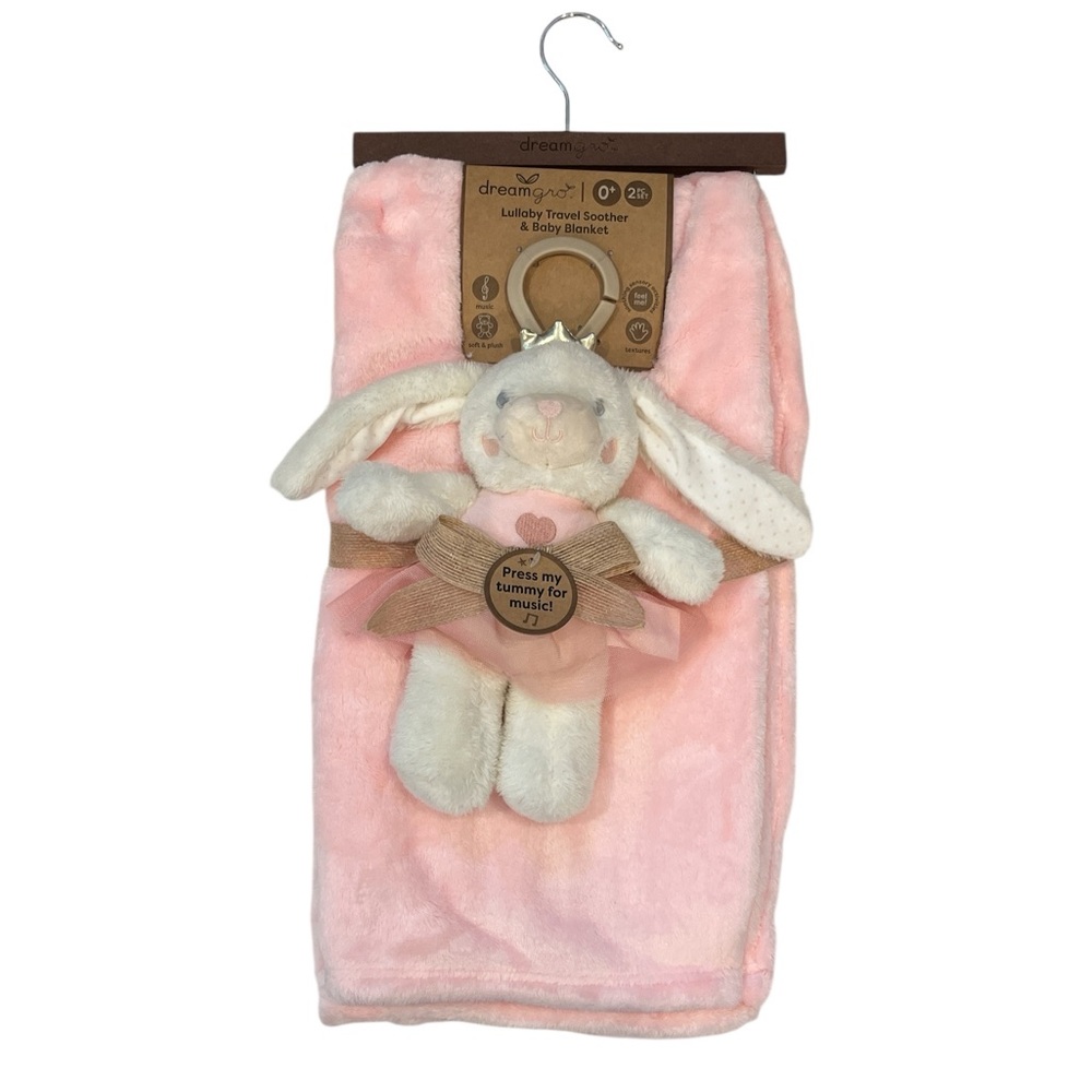 Dreamgro Lullaby Travel Soother & Baby Blanket